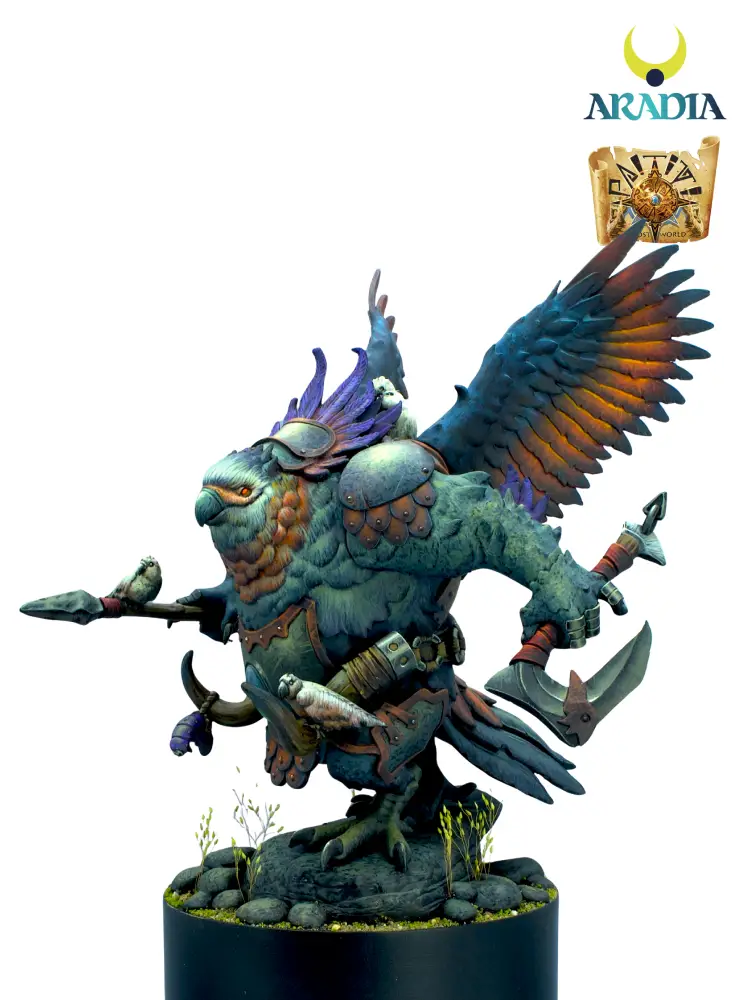 Aradia Paititi Vucub Caquix figurine 75mm perroquet