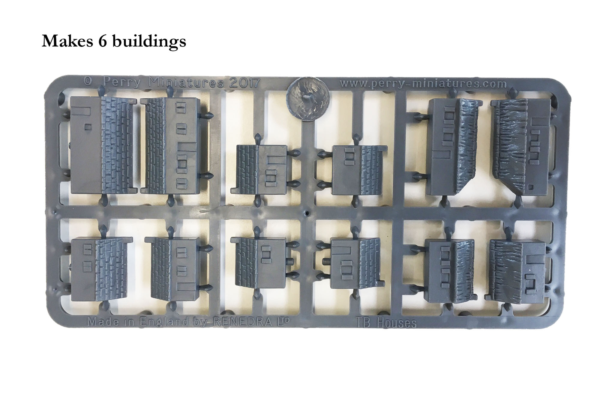 Perry Miniatures B60 TravelBattle Houses maquette 6 maisons