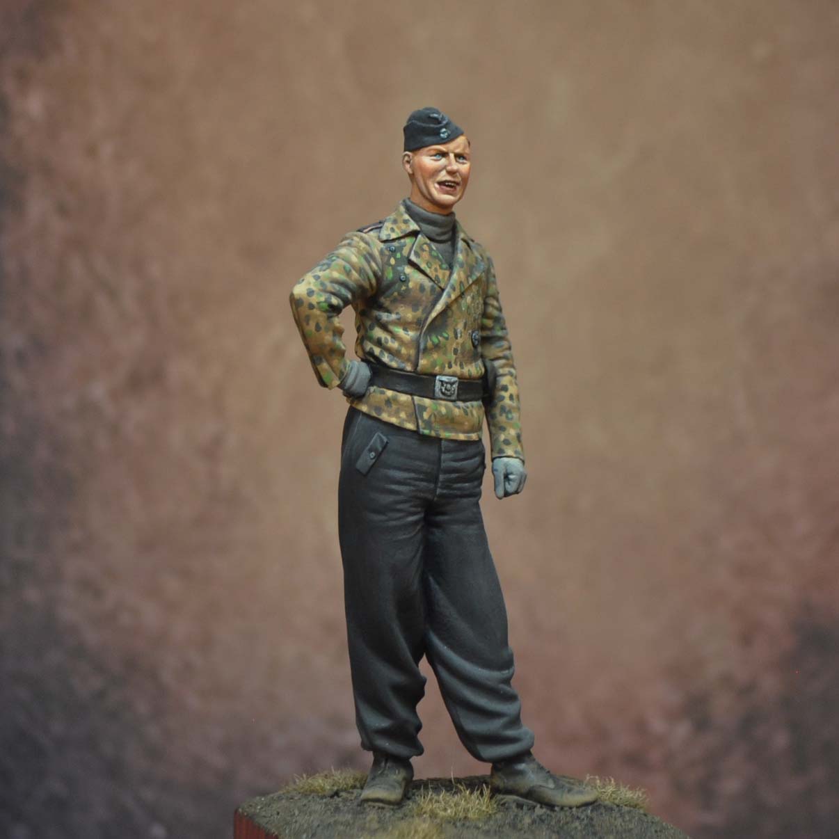 Art Girona 70mm SS Panzerschutze figurine soldat WW2
