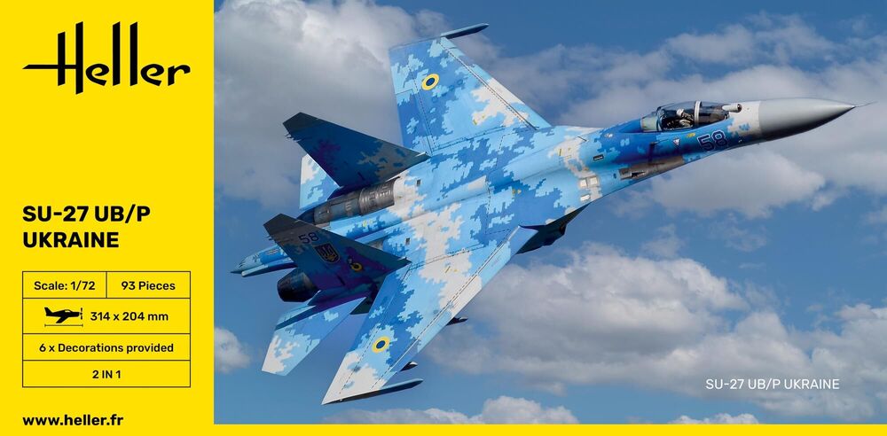 Heller Historical Collection SU-27 UB/P Ukraine maquette avion 1/72