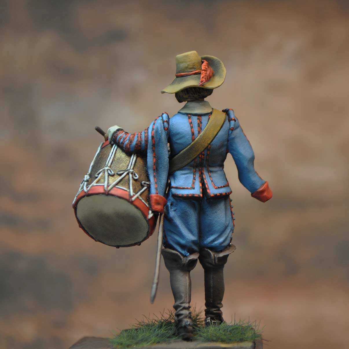 Art Girona General Serie Tambour Dragons Saxons 54 mm