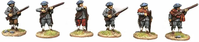 Perry SW5 mousquetaires chargement guerre civile anglaise