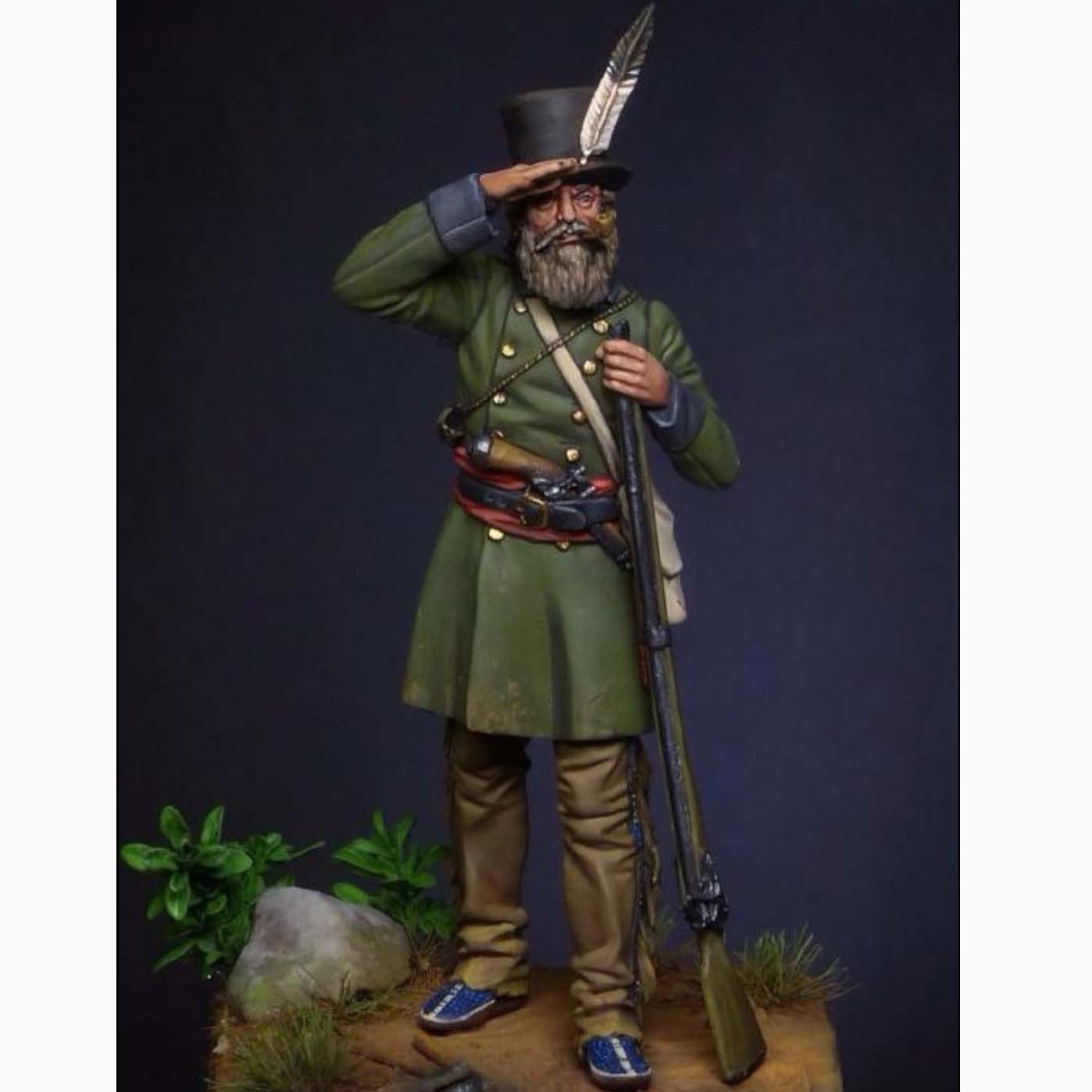 ART GIRONA Miniatures Andrew Henry 1775 figurine 54mm