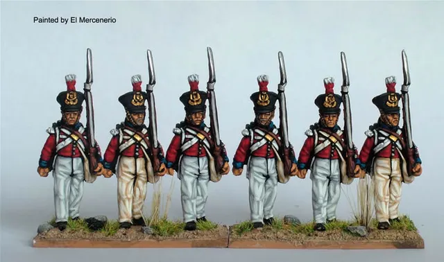Perry Miniatures ISA39 figurines infanterie BAL shako marche