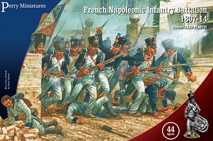 Perry Miniatures FN 250 bataillon infanterie française figurines 44 pièces