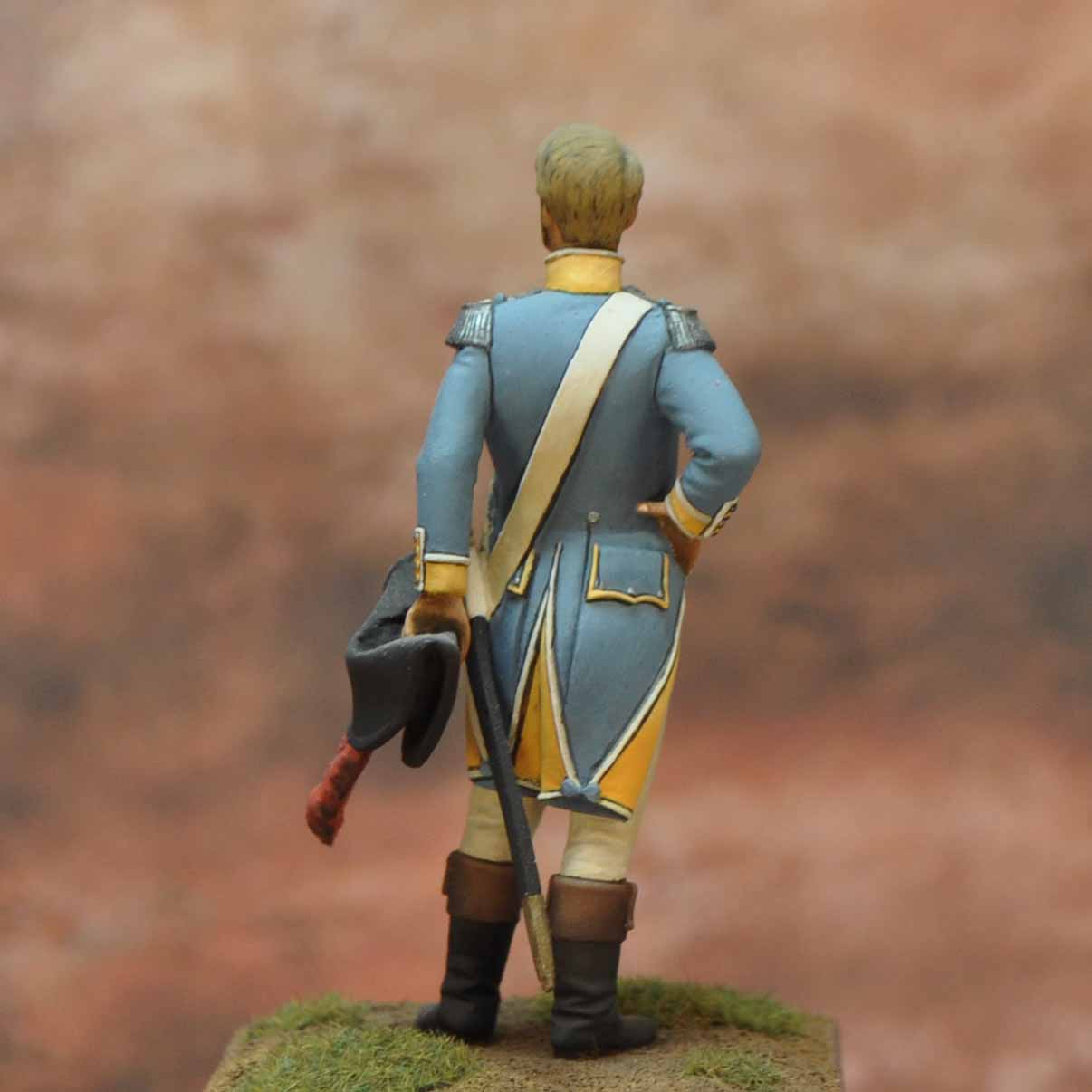 ART GIRONA Napoleonic Capitaine Ultonia 1808 figurine infanterie