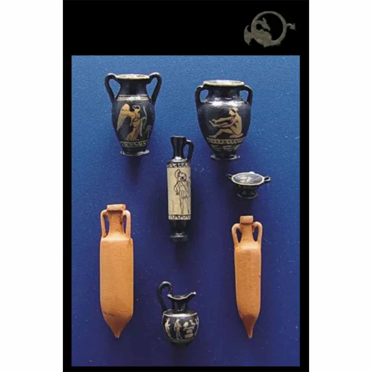 Art Girona Miniatures Greco-Roman vessels vases antiques