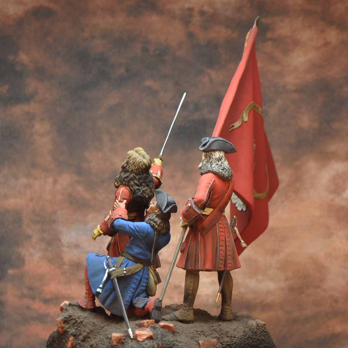 Art Girona Spanish Serie Siège de Barcelone 1713-1714 figurine à peindre