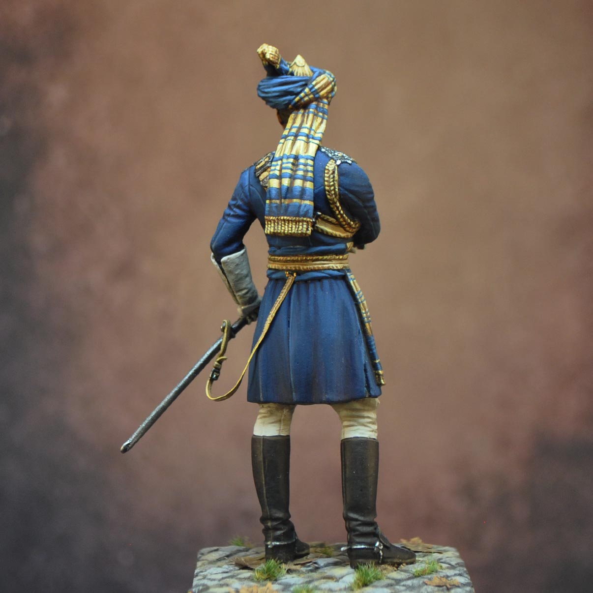 Art Girona 70mm Risaldar-Major 15th Lancers figurine 1937