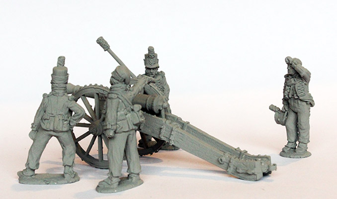 Perry Napoleonic BH 140 artillerie à pied canon 12 livres métal