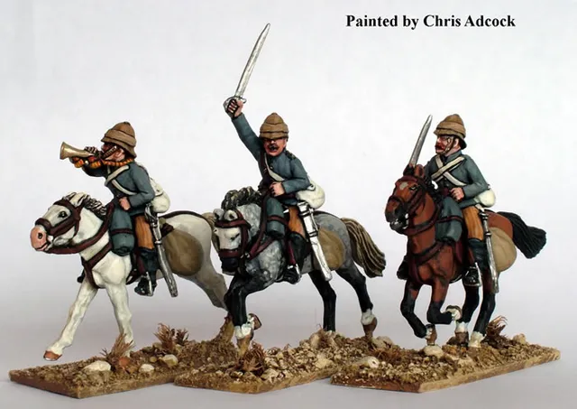 Perry Miniatures Sudan SB36 19th Hussars commandement 28mm