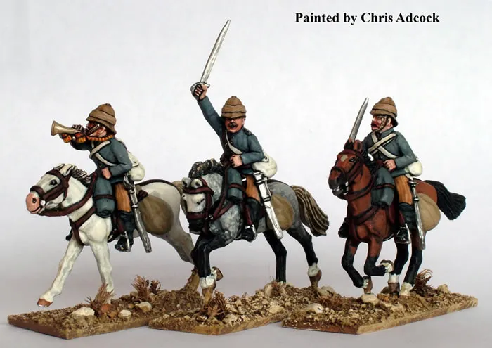 Perry Miniatures Sudan SB36 19th Hussars commandement 28mm