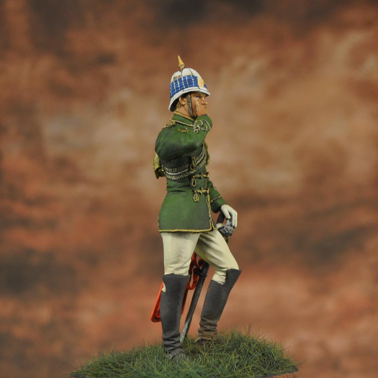 Art Girona 70mm 2nd Lancers Hyderabad Officer figurine