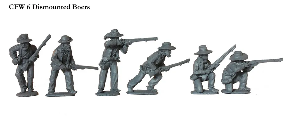 Perry Miniatures Cape Frontier CFW 6 Boer à pied 28mm