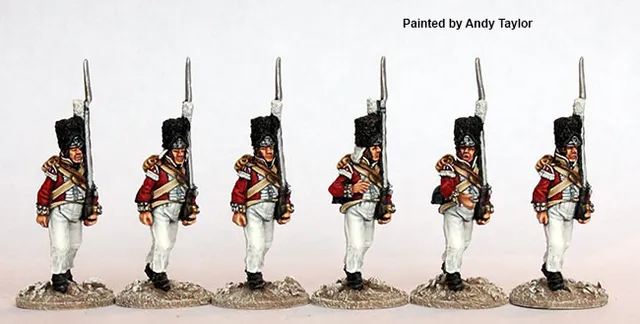Perry Miniatures Napoleonic BH 84 figurines grenadiers 61e en marche