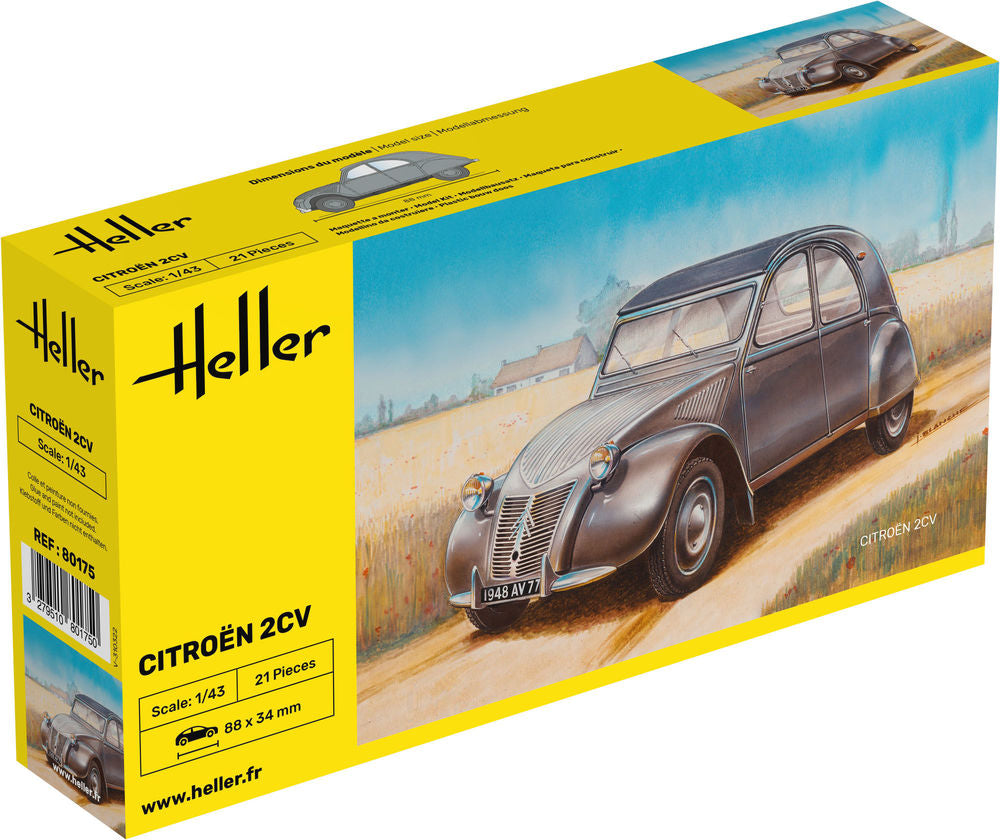 Heller The 9.99 Citroën 2CV maquette voiture 1/43