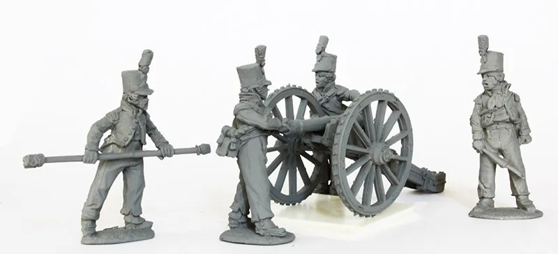 Perry Miniatures Napoleonic PORT24 canon 6pdr maquette métal
