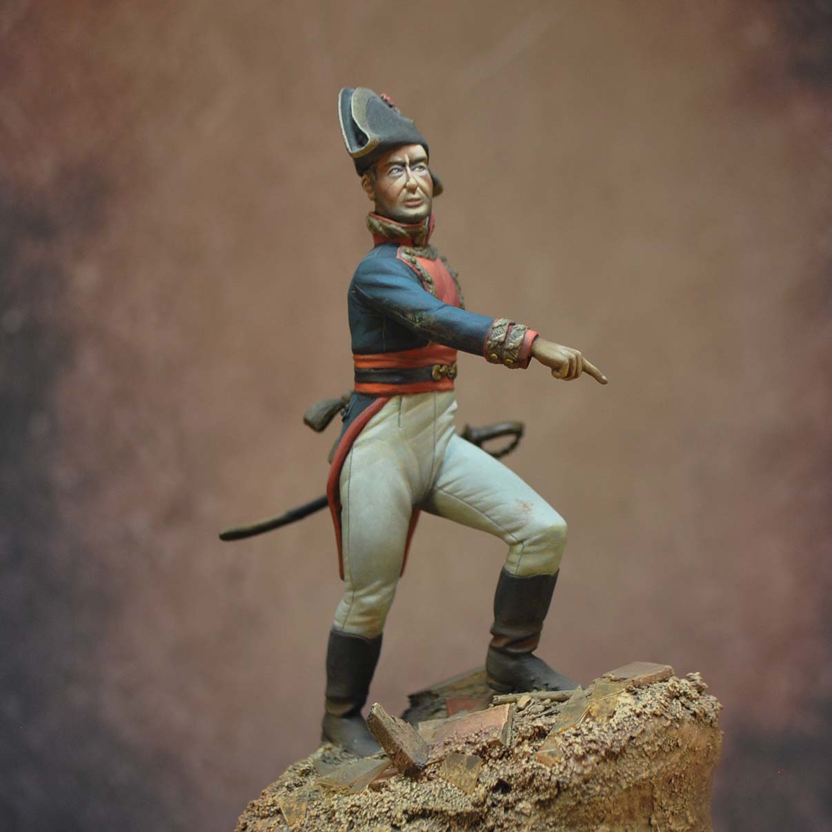 ART GIRONA 70mm General Alvarez de Castro 1808 figurine 70 mm