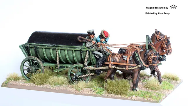 Perry Miniatures Napoleonic RN75 maquette chariot munitions métal