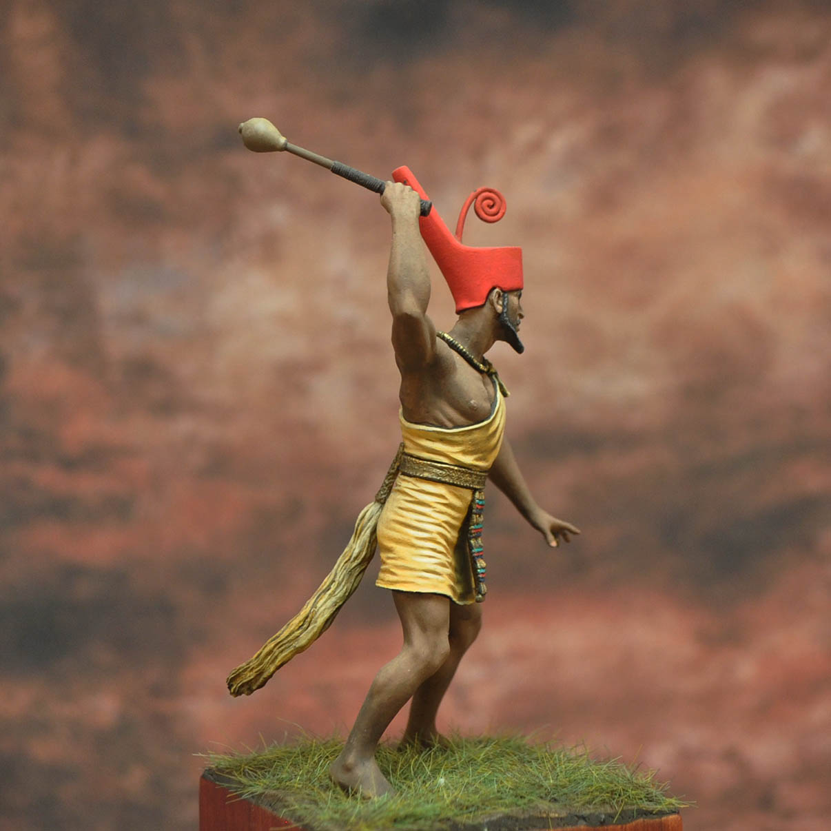 Art Girona Historical Narmer pharaon figurine 54mm à peindre