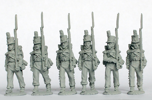 Perry Miniatures BH 71 compagnies flanc figurines marche