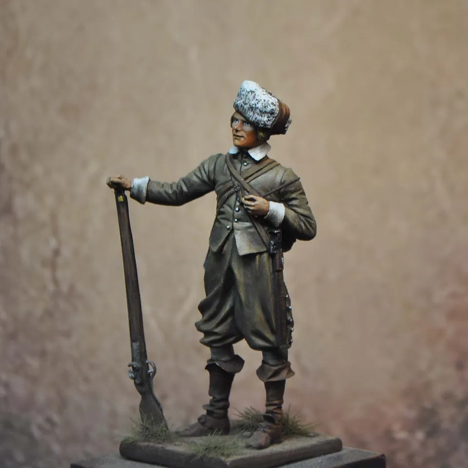 ART GIRONA General Serie Mousquetier Régiment Blanc figurine