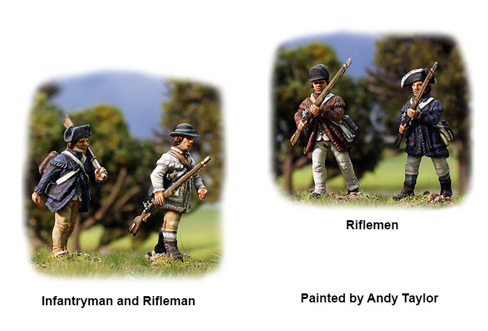 Perry AW 250 Continental Infantry boîte figurines 38 pièces 1776-1783