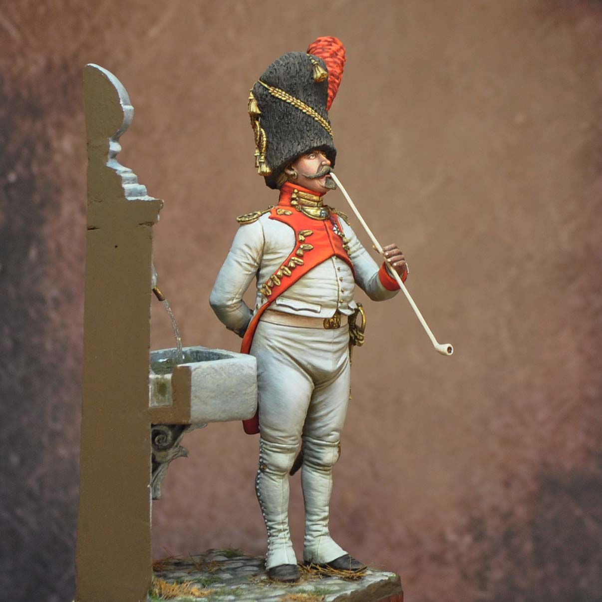 ART GIRONA 70mm Dutch Grenadiers Officer figurine 1804