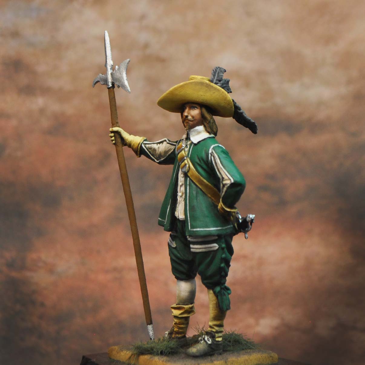 ART GIRONA General Serie Sous-officier Saxon figurine 1618-1648