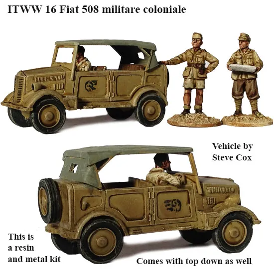 Perry Miniatures World War 2 ITWW 16 Fiat maquette voiture état-major
