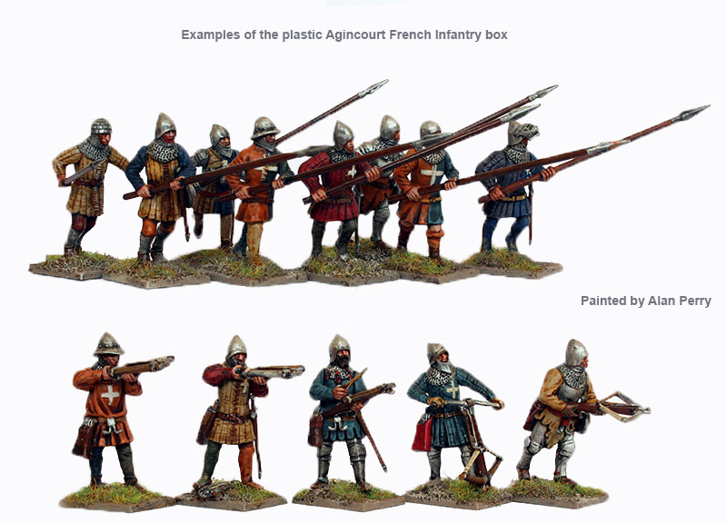 Perry Miniatures AO 50 Infanterie Française Azincourt boîte 42