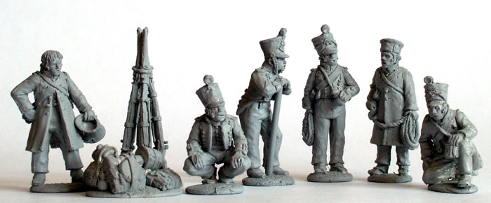 Perry Miniatures Napoleonic FN20 figurines artilleurs au repos 28mm