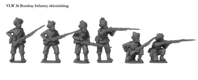 Perry Victoria's Little Wars VLW 36 Bombay infanterie métal