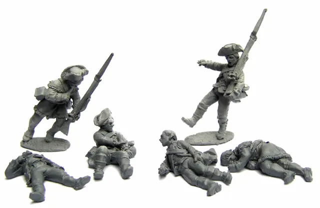 Perry Miniatures AW46 figurines blessés américains 28mm