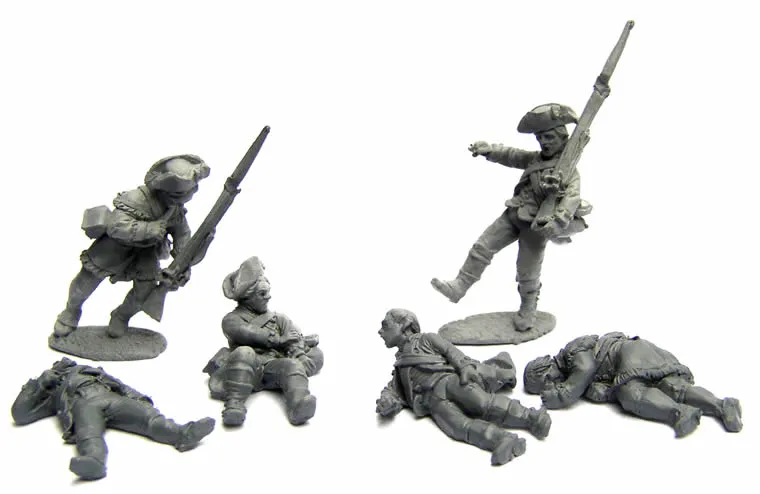 Perry Miniatures AW46 figurines blessés américains 28mm
