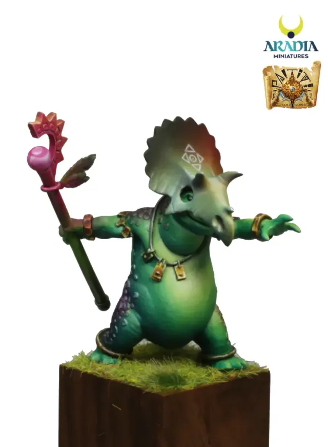 Aradia Paititi Bufosaur figurine dinosaure jungle Lost World
