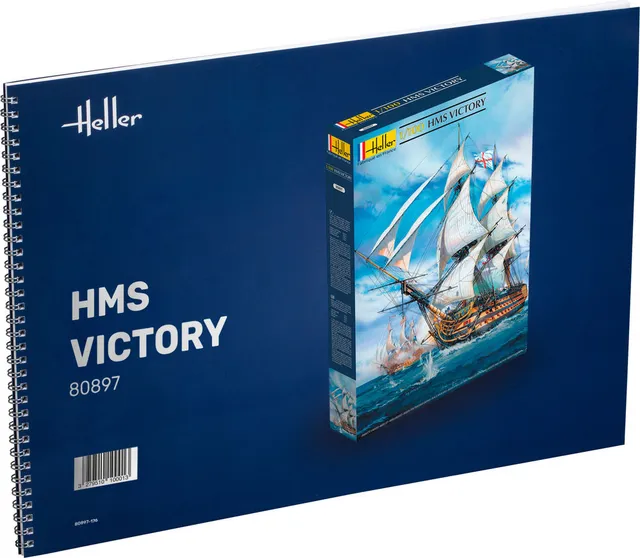 Heller Historical Collection HMS Victory brochure notice montage