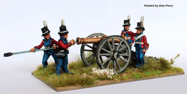 Perry Miniatures Napoleonic DAN 36 figurines artillerie 6 pdr 28mm