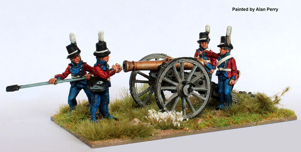 Perry Miniatures Napoleonic DAN 36 figurines artillerie 6 pdr 28mm