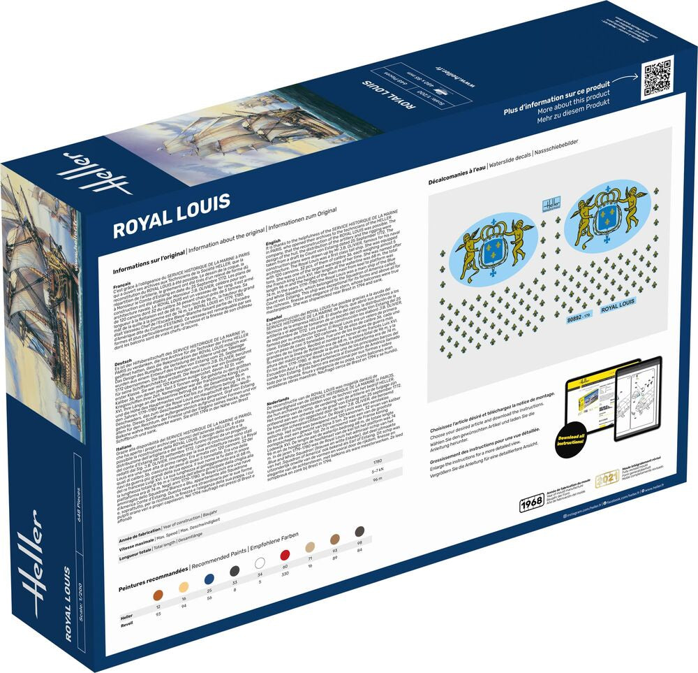 Heller Historical Collection Royal Louis 1/200 maquette bateau voilier