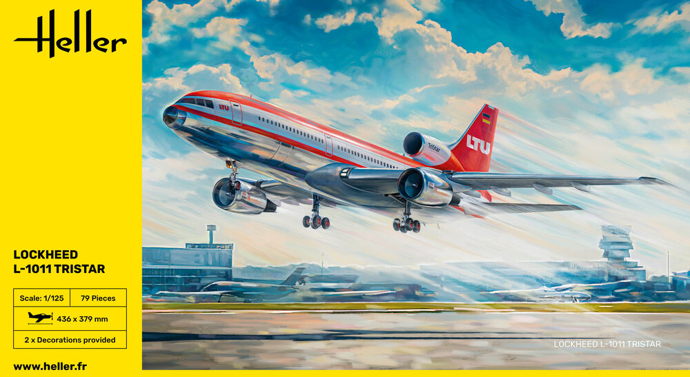 Heller Historical Lockheed L-1011 TriStar 1/125 maquette avion