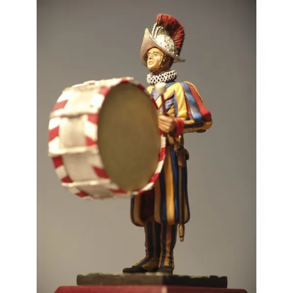 ART GIRONA Swiss Guard Serie Bass Drum figurine 54mm
