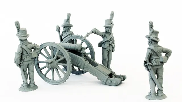 Perry Miniatures Napoleonic DAN 43 Foot Artillery figurines howitzer