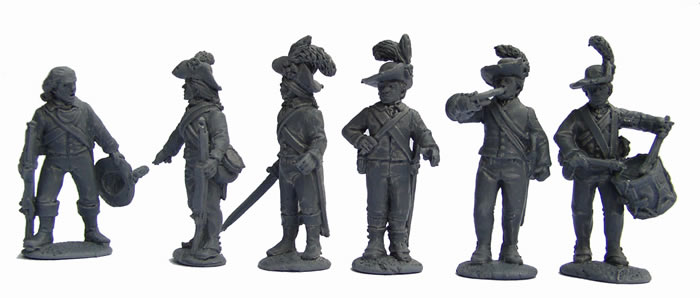Perry AWI AW49 commandement britannique figurines métal chapeau