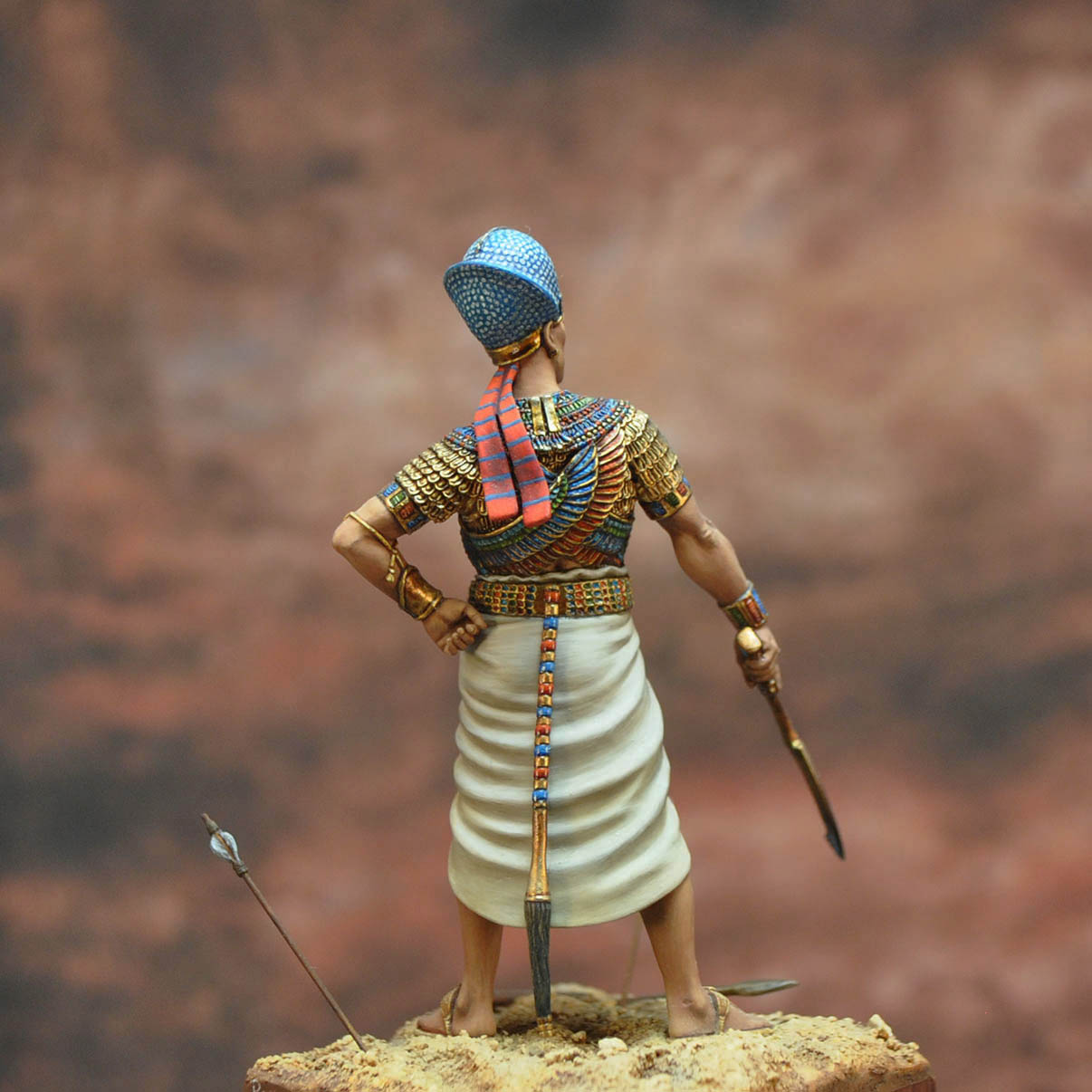 Art Girona Serie Historical Ramsès II figurine Qadesh 1300 av. J.-C.