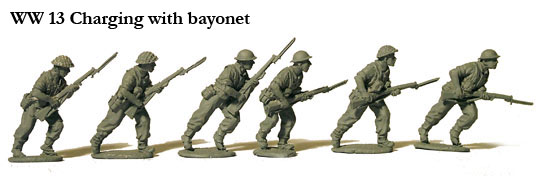 Perry Miniatures World War 2 WW 13 figurines infanterie charge BD