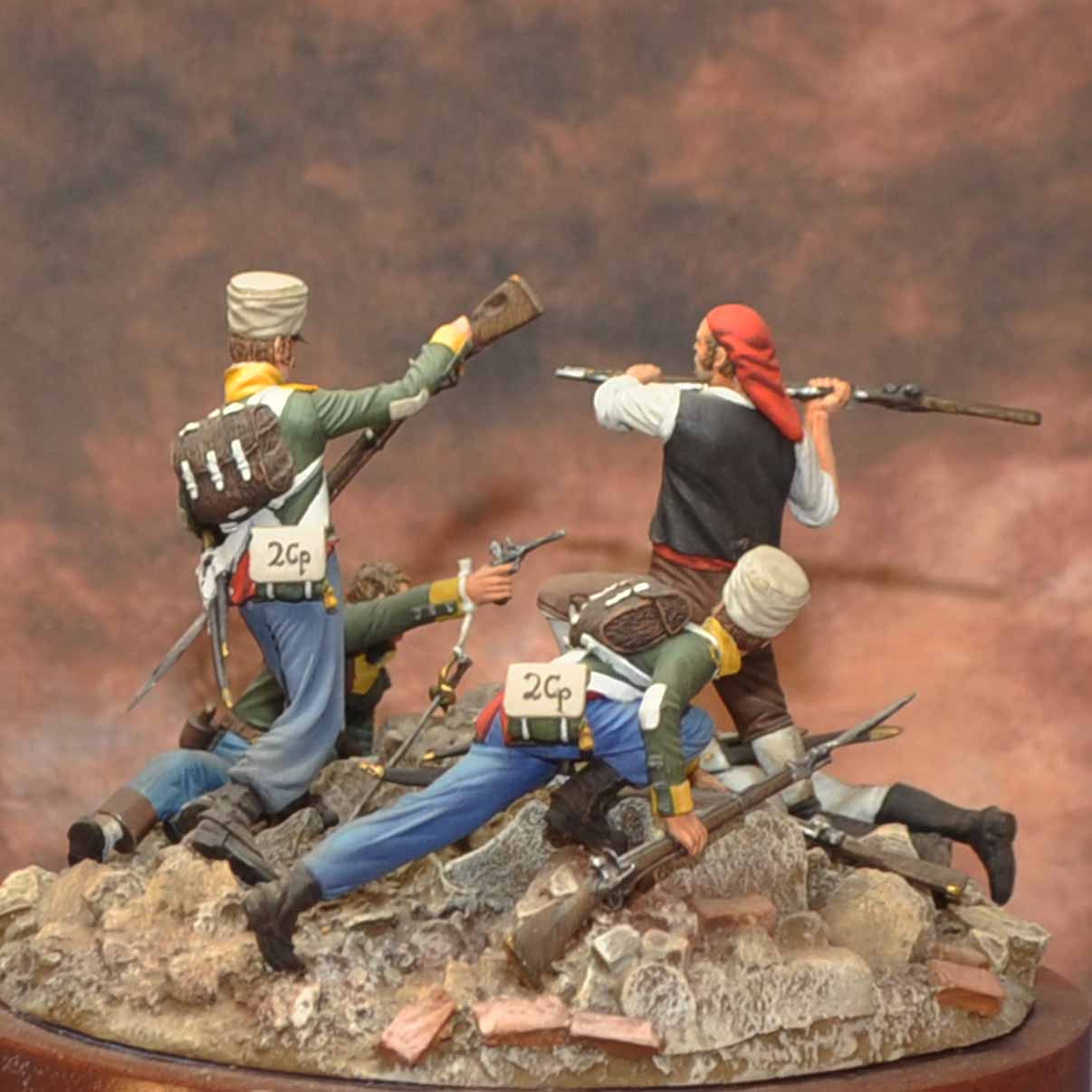 ART GIRONA Napoleonic El gran dia de Girona 1808 maquette