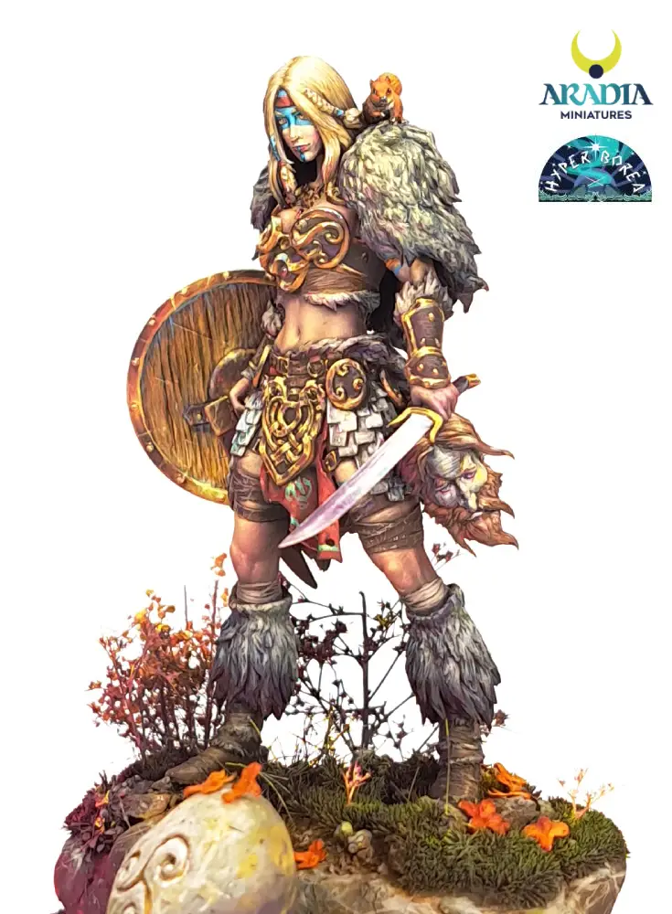 Aradia Minis Hyperborea Triskel figurine résine