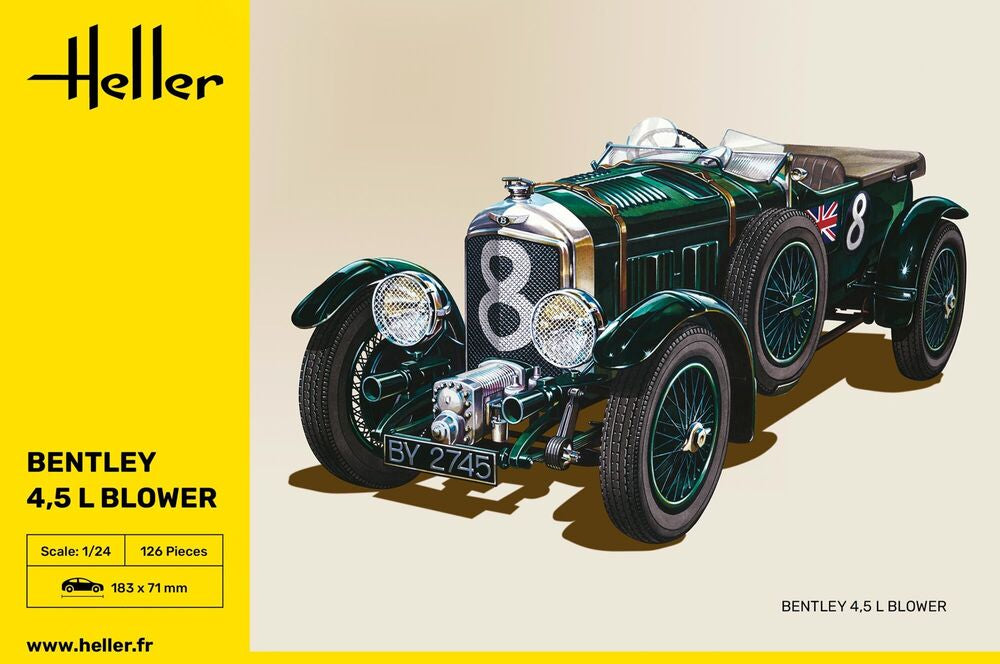 Heller Historical Collection Bentley Blower 1/24 maquette voiture Mans