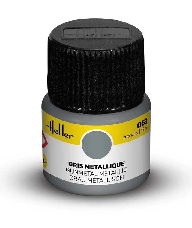 Heller Historical Collection Acrylic 053 peinture gris métallique